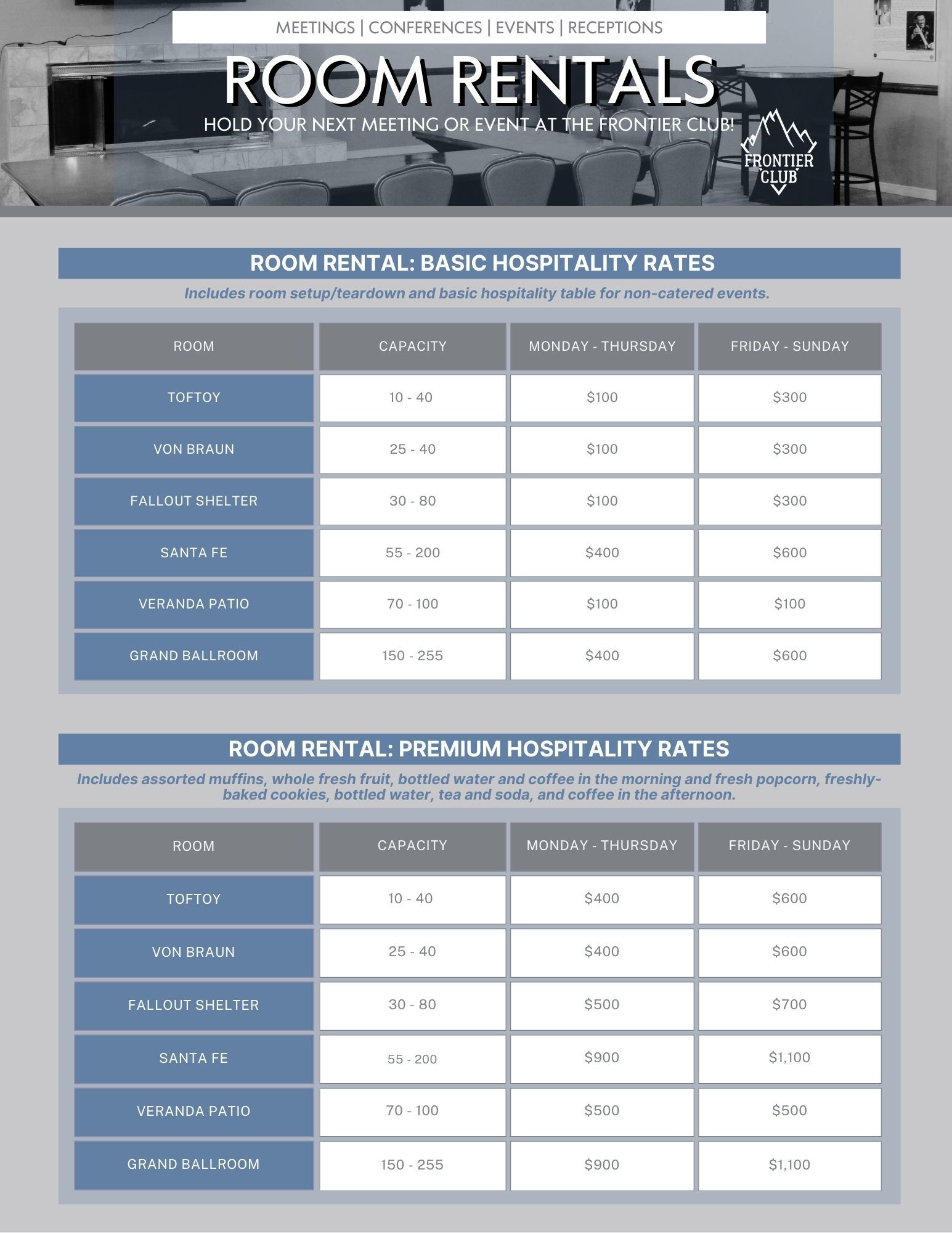 Copy of Room Rentals Frontier Club Poster flyer vF.jpg