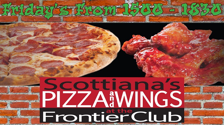 Scottiana's Pizza and Wings at the Frontier Club Scottiana's Pizza and Wings at the Frontier Club